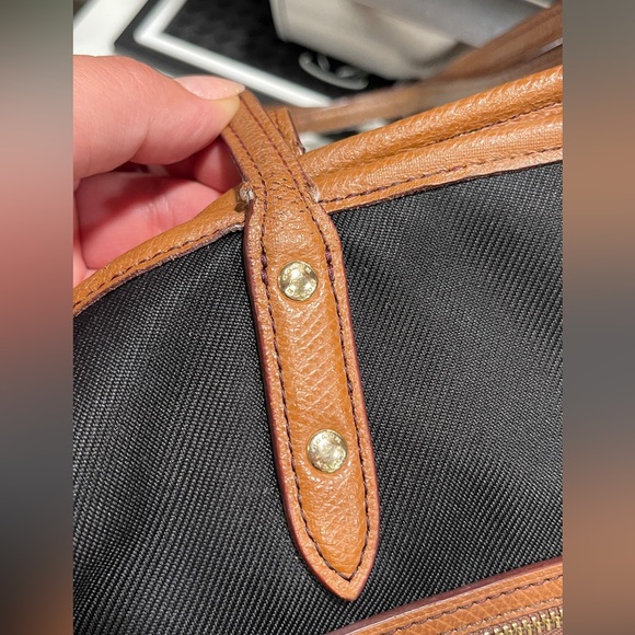 Coach Sawyer Tote in Black/Brown - Picture 9 of 16